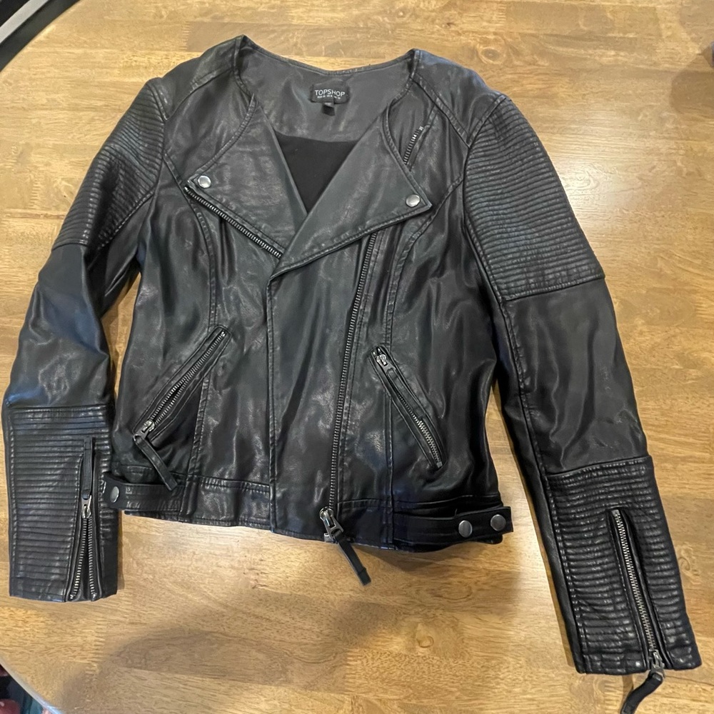 Top Shop Leather Jacket